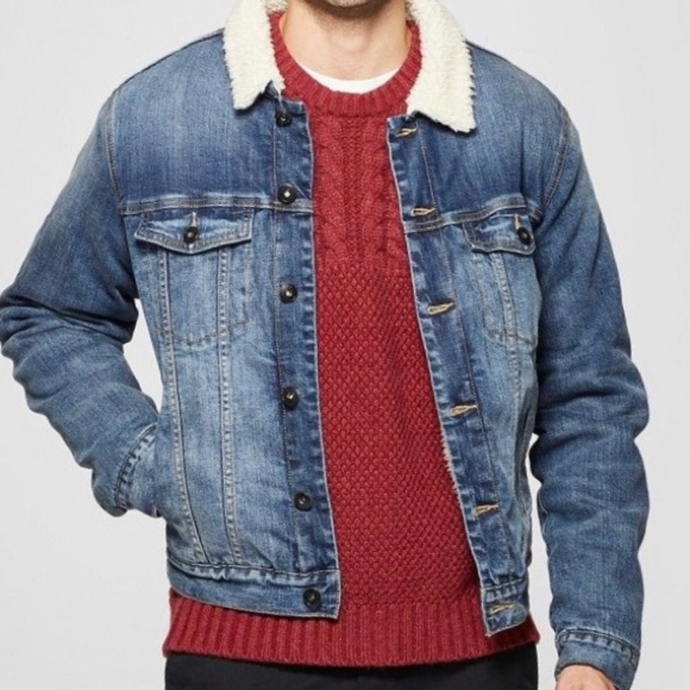 Sherpa Denim Trucker Jacket